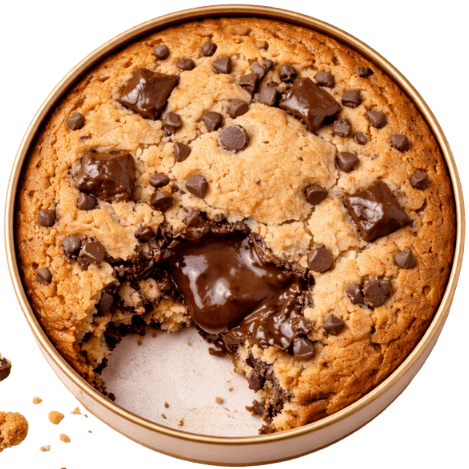 Snackary Signature Chocolate Chip Scoop Cookie Luxury Presentation