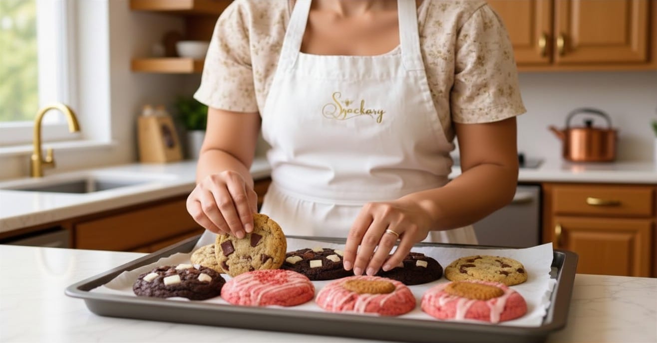 Creative Baker Lily Crafting Small Batches in Studio